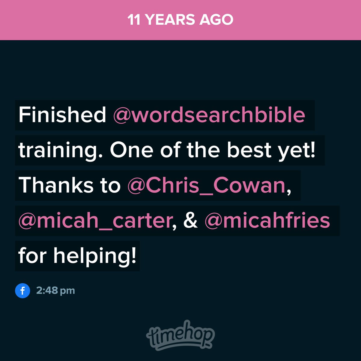 scottdwinter's tweet photo. @Chris_Cowan @micah_carter @micahfries Feels like 1100 years ago, but still think of y’all often. https://t.co/moyJpWfhZ7