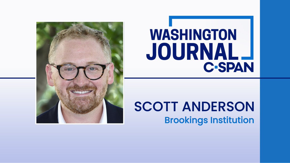 FRI| Brookings Institution's Scott Anderson discusses the Constitutional authority Presidents have in deploying the National Guard and the role of Armed Forces in domestic situations.

Watch live at 8:45am ET!
