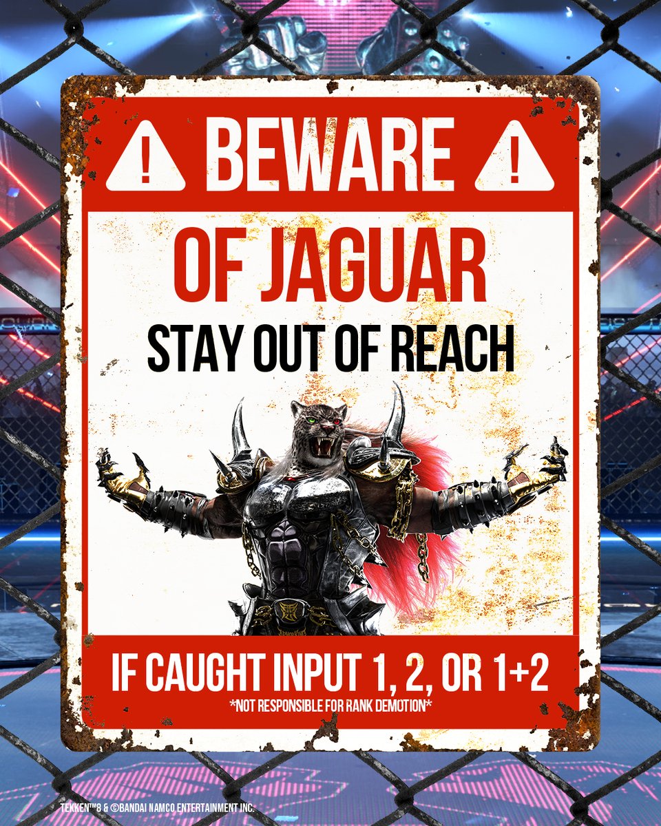 ⚠️Warning: A wild Armor King lies ahead! 

Pay close attention to his next step and prepare your next move. #TEKKEN8