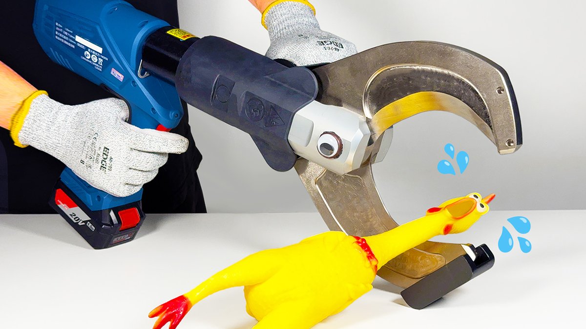 aboringdayx's tweet photo. Electric Hydraulic Cutter VS Everyday Items https://t.co/qqeKTP1K5H via @YouTube https://t.co/1EzGUMToNb