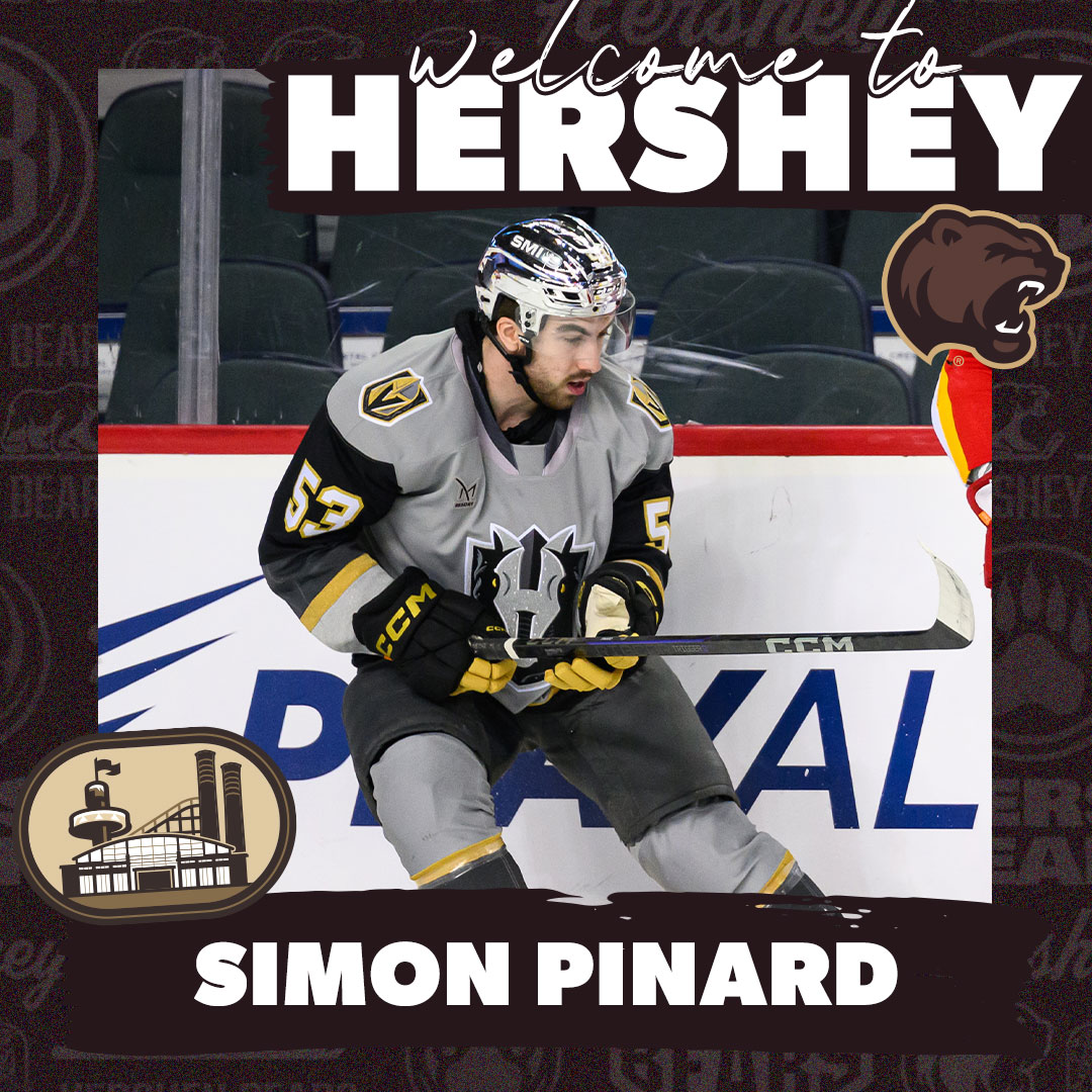The Bears have signed forward Simon Pinard to an AHL contract for the 2025-26 season!

📰 bit.ly/3JwVGHQ