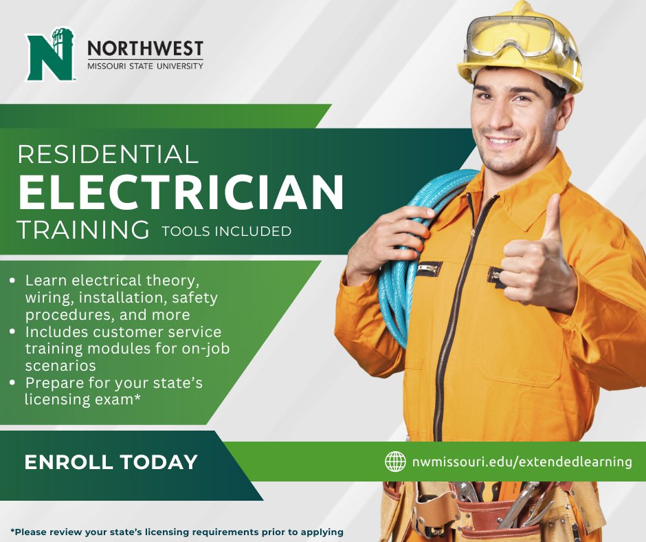 Northwest-KC (@nwmostate_kc) on Twitter photo Ready for a Career Change?
Gain in-demand skills with training from Northwest Continuing Professional Education! 
Whether you're leveling up or starting fresh, we’ve got programs to help you succeed.
👉 Start your journey today! bit.ly/4kUYdbW Ready for a Career Change?
Gain in-demand skills with training from Northwest Continuing Professional Education! 
Whether you're leveling up or starting fresh, we’ve got programs to help you succeed.
👉 Start your journey today! bit.ly/4kUYdbW