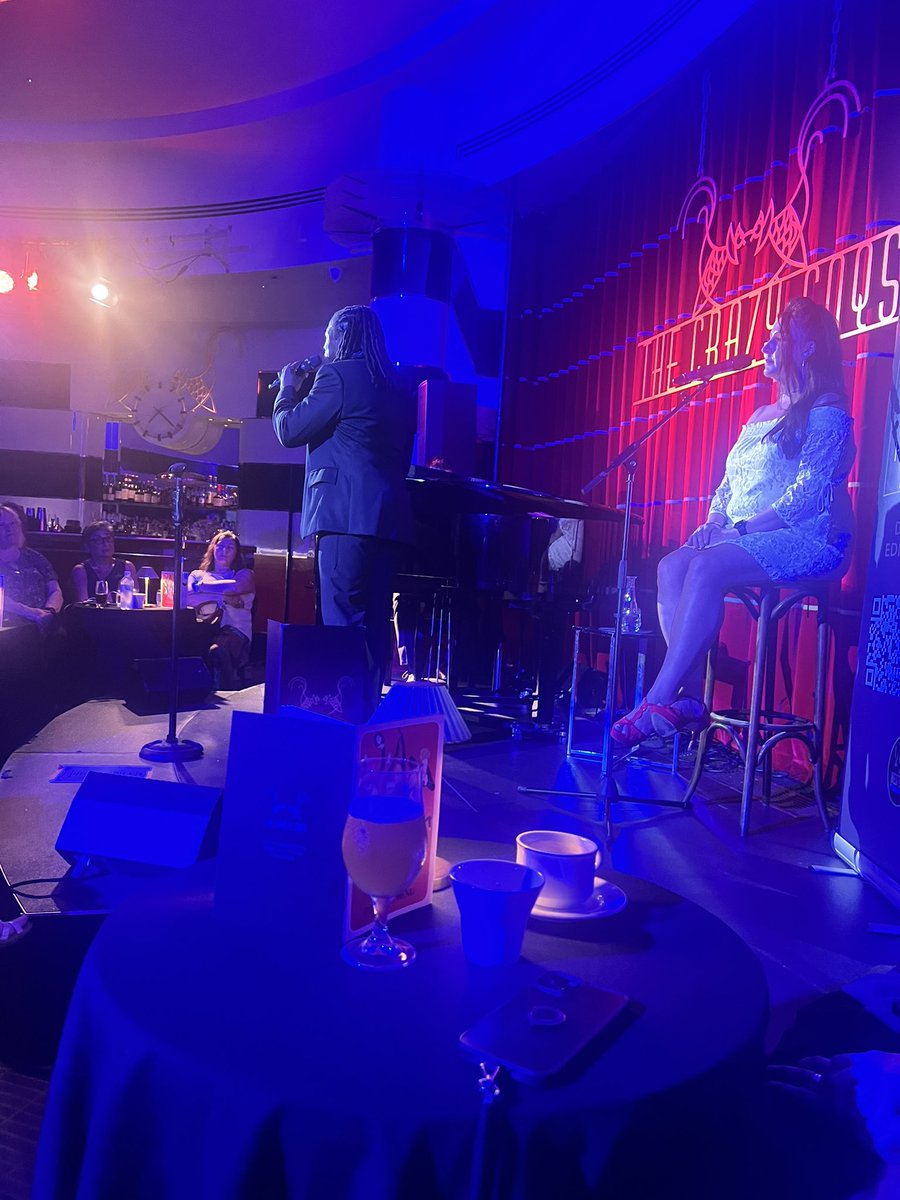 Great evening celebrating the launch of <a href="/HughMaynard/">Hugh Maynard</a> ‘s latest album with <a href="/mattpallant/">Matt Pallant</a> and <a href="/PippaDCollins/">Pippa D Collins</a> accompanying.
Also shoutout to <a href="/LondonShowChoir/">London Show Choir</a> for their backing vocals!