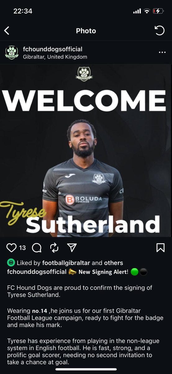 Top9Shotta's tweet photo. I can finally announce that I have signed my pro deal in Gibraltar ❤️ https://t.co/IunP6iXiAF