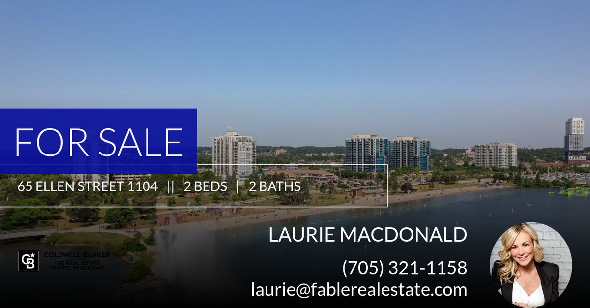 LaurieFerragine's tweet photo. This 2 bedroom waterfront condo could be yours! Call me at (705) 321-1158 to schedule a showing.

Laurie MacDonald
Sales Representative
laurie@fablerealestate.com
705-321-1158 https://t.co/OX5uqz2WmH https://t.co/X2HQpyQVN9