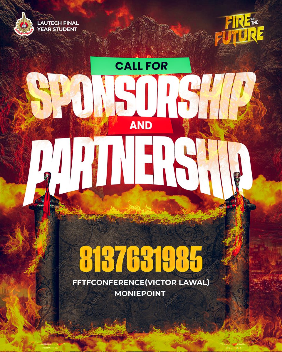 the_tryb's tweet photo. 🔥 Honoured to design the main branding flyer for Fire Conference ‘25,The Secret Place. From concept to execution, every detail was prayerfully crafted. Featuring @RevToluAgboola and other annointed ministers of God🙌 https://t.co/dDEt3F87p6