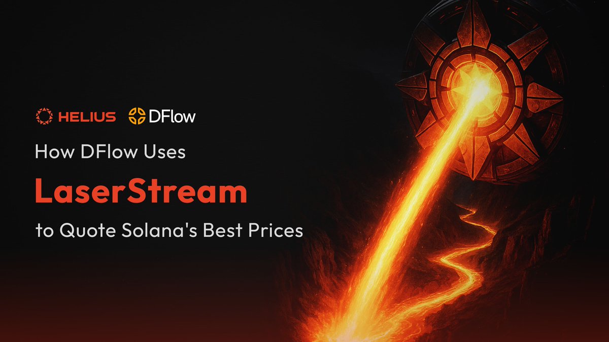 Illustration of DFlow's integration with LaserStream for real-time Solana pricing