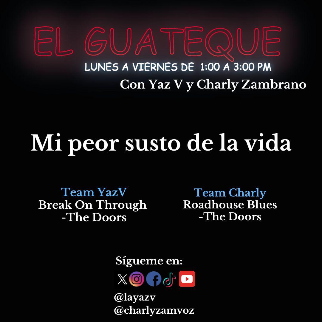 charlyzamvoz's tweet photo. Jueves con el ánimo arriba y en #ElGuateque platicaremos de... #mipeorsusto de la vida
Los leemos @layazv y yo máxim@s
Tenemos una #cena para 2 en @Atarashi33 y #KitTelcel
Presentado por @Electrolit y @Megacable en @MAXIMA1067FM https://t.co/CVGY3q3iTp
