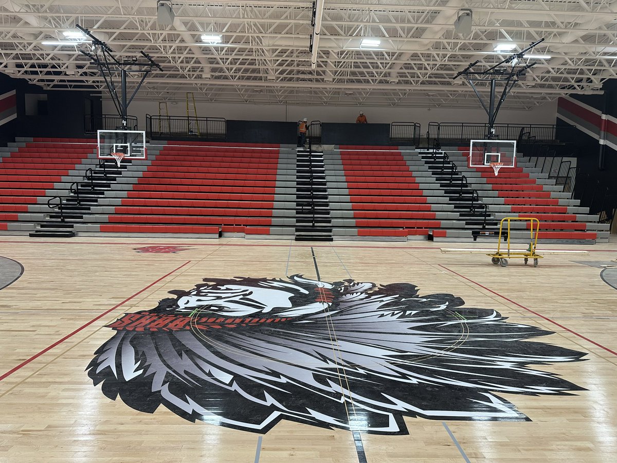 The Renovated Bow Dome Is Getting Closer &amp; Closer…..Hopefully Just As Loud And Majestic As Before <a href="/BBHSINDIANSS/">Broken Bow Indians 🏹</a> #GoBow