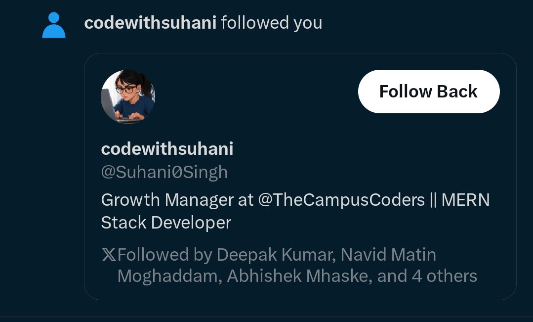 codewithsu's tweet image. If you&apos;re building something, 
let&apos;s #connect Let&apos;s grow #together