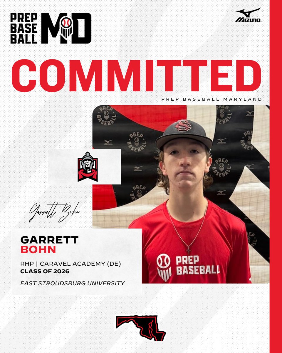 Prep Baseball Maryland (@prepbaseballmd) on Twitter photo 🚨 Commitment Watch 🚨
'26 RHP Garrett Bohn (<a href="/CaravelBASE/">Caravel Academy Baseball</a>) has announced his commitment to East Stroudsburg.
📊 2025 SC Bulldogs Scout Day
📊 2024 SC Bulldogs Scout Day
Full Profile ➡️ loom.ly/kqwEkhY
<a href="/GarrettBohn2026/">Garrett Bohn</a> || #BeSeen 🚨 Commitment Watch 🚨
'26 RHP Garrett Bohn (<a href="/CaravelBASE/">Caravel Academy Baseball</a>) has announced his commitment to East Stroudsburg.
📊 2025 SC Bulldogs Scout Day
📊 2024 SC Bulldogs Scout Day
Full Profile ➡️ loom.ly/kqwEkhY
<a href="/GarrettBohn2026/">Garrett Bohn</a> || #BeSeen