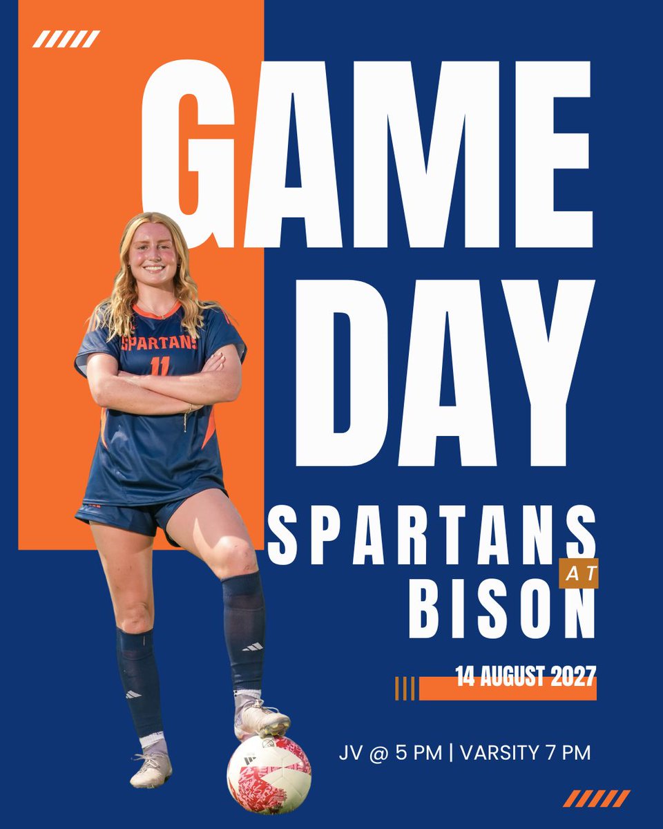 Join us on the road today as your Lady Spartans take on the Lady Bison away at Station Camp High School! JV takes the field at 5 pm, Varsity kick off is at 7. See you there! 📷: JHA photography