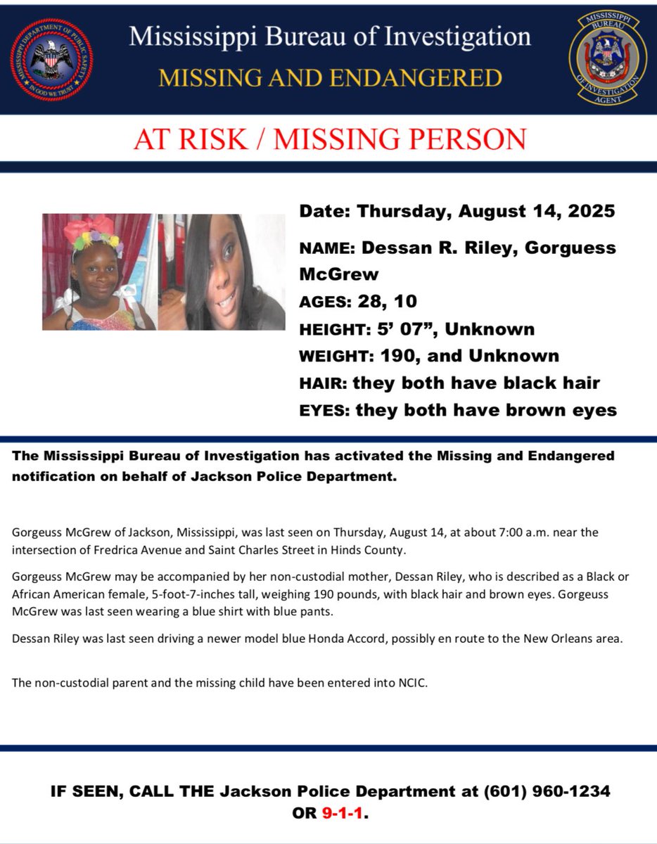 Missing/Endangered Child Alert!!!