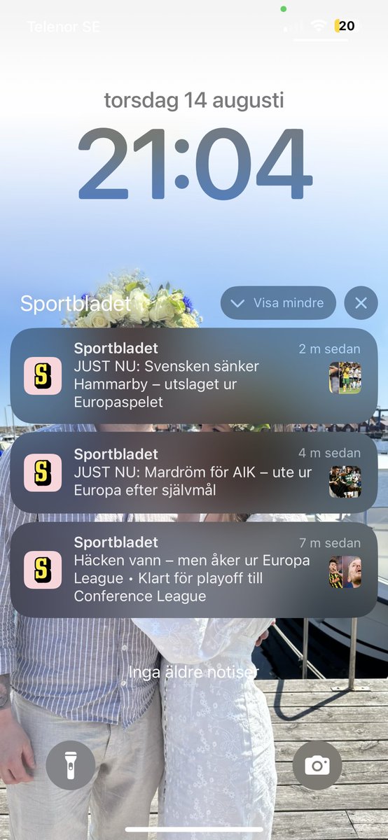 Det blev en bra kväll och skärmdump. #ifkgbg