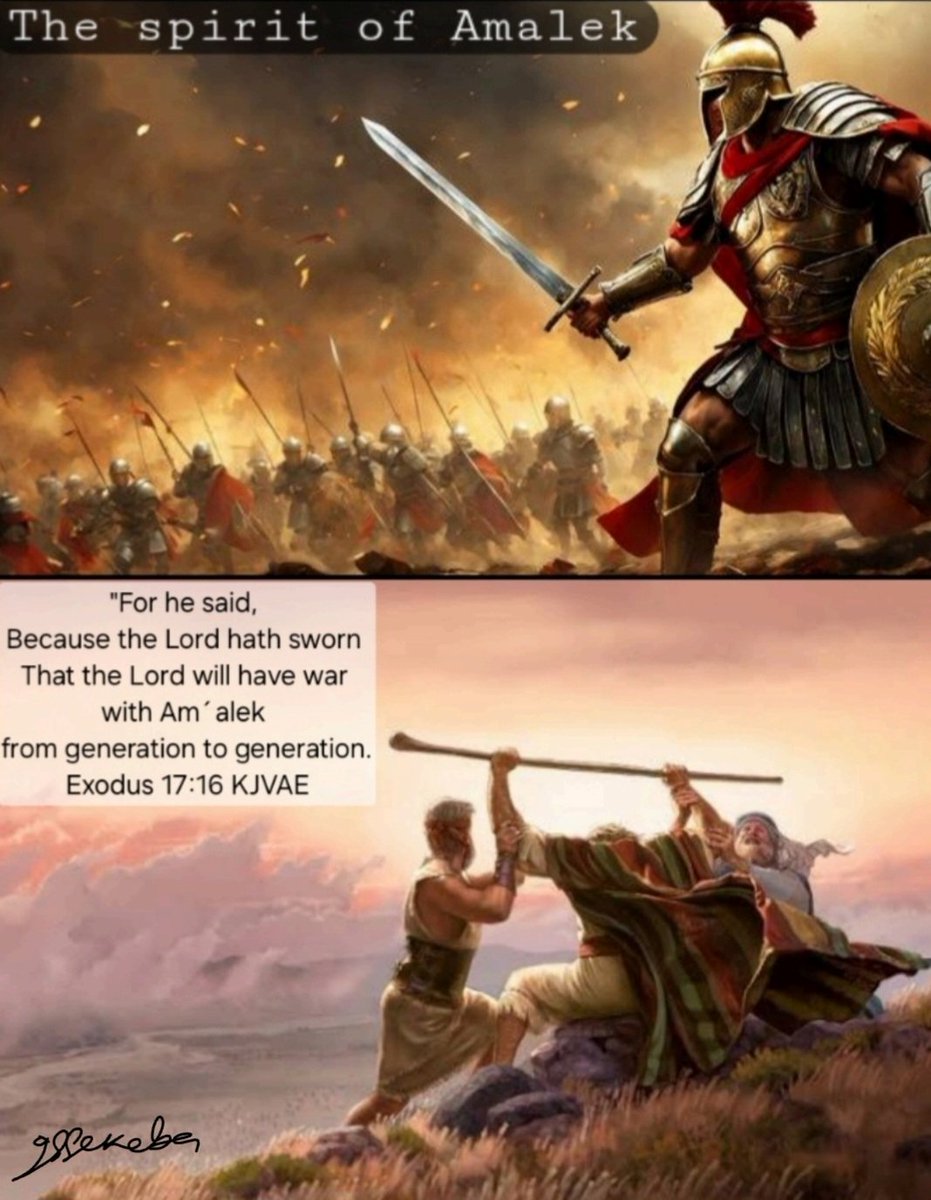 GSsekeba's tweet photo. #GodAtWar #WithSpiritOfAmalek #FromGenerationToGeneration https://t.co/aV3CFi8cum