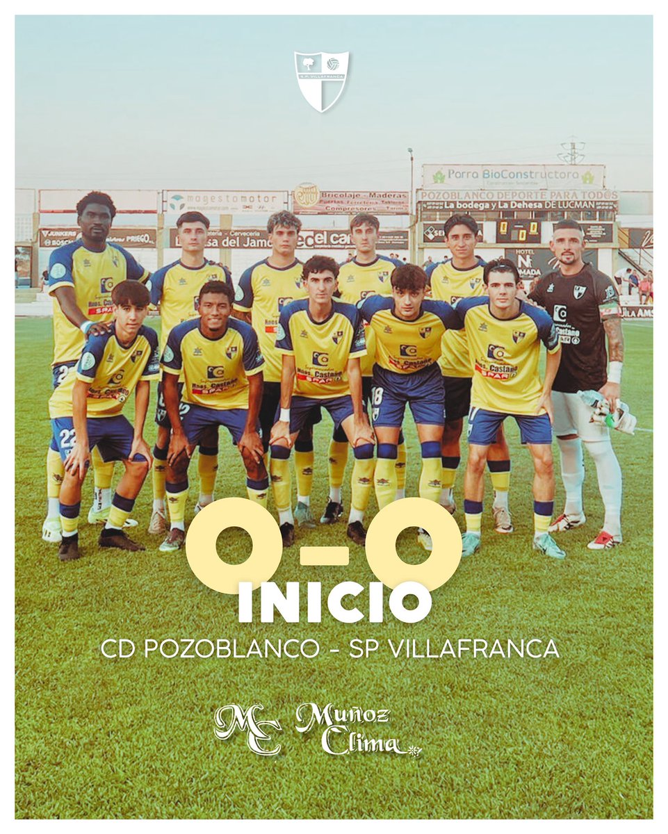 ▶️ Comienza el partido en Pozoblanco .🏟️⚽