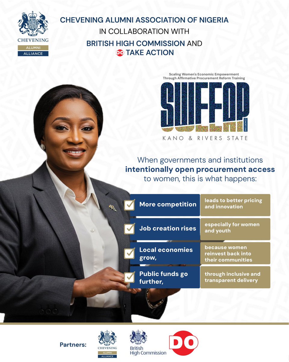 #WomenCanBidToo | #AffirmativeProcurement

Our voice matters,Together, we can