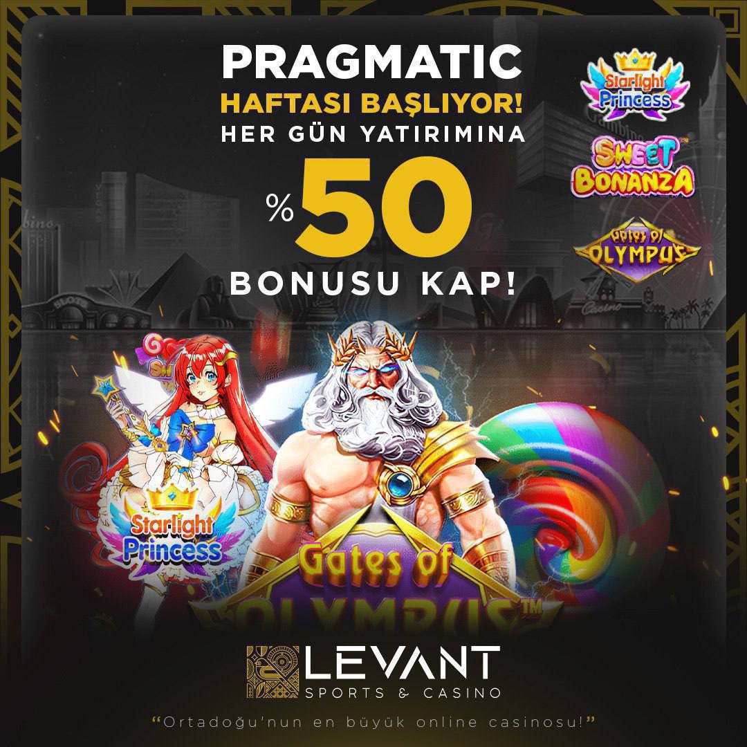 LEVANTCASİNO

Giriş t.ly/korkmazabiLev

Bu bonus sadece Pragmatic slot oyunlarında geçerlidir. 24 saat içinde bir kez yatırım yaparak talep edebilirsiniz.

Maksimum kazanabileceğiniz bonus tutarı 2.500 TL’dir.

Bonus tutarını çekebilmek için 10x çevrim yapılmlıdır