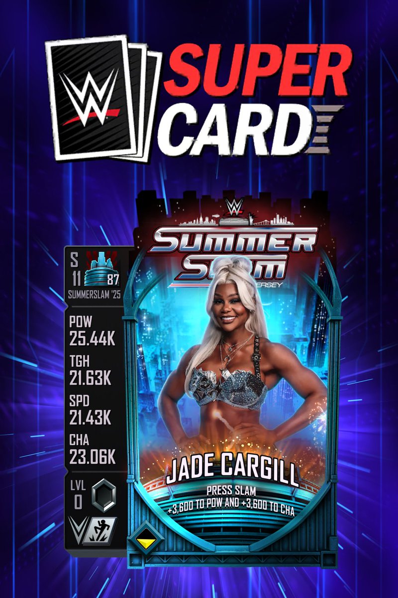 BigRuffless's tweet image. Check out my Superstar in WWE SuperCard! WWESUPERCARD.COM @wwesupercard #wwesupercard A Storm has arrived ⁦@Jade_Cargill⁩