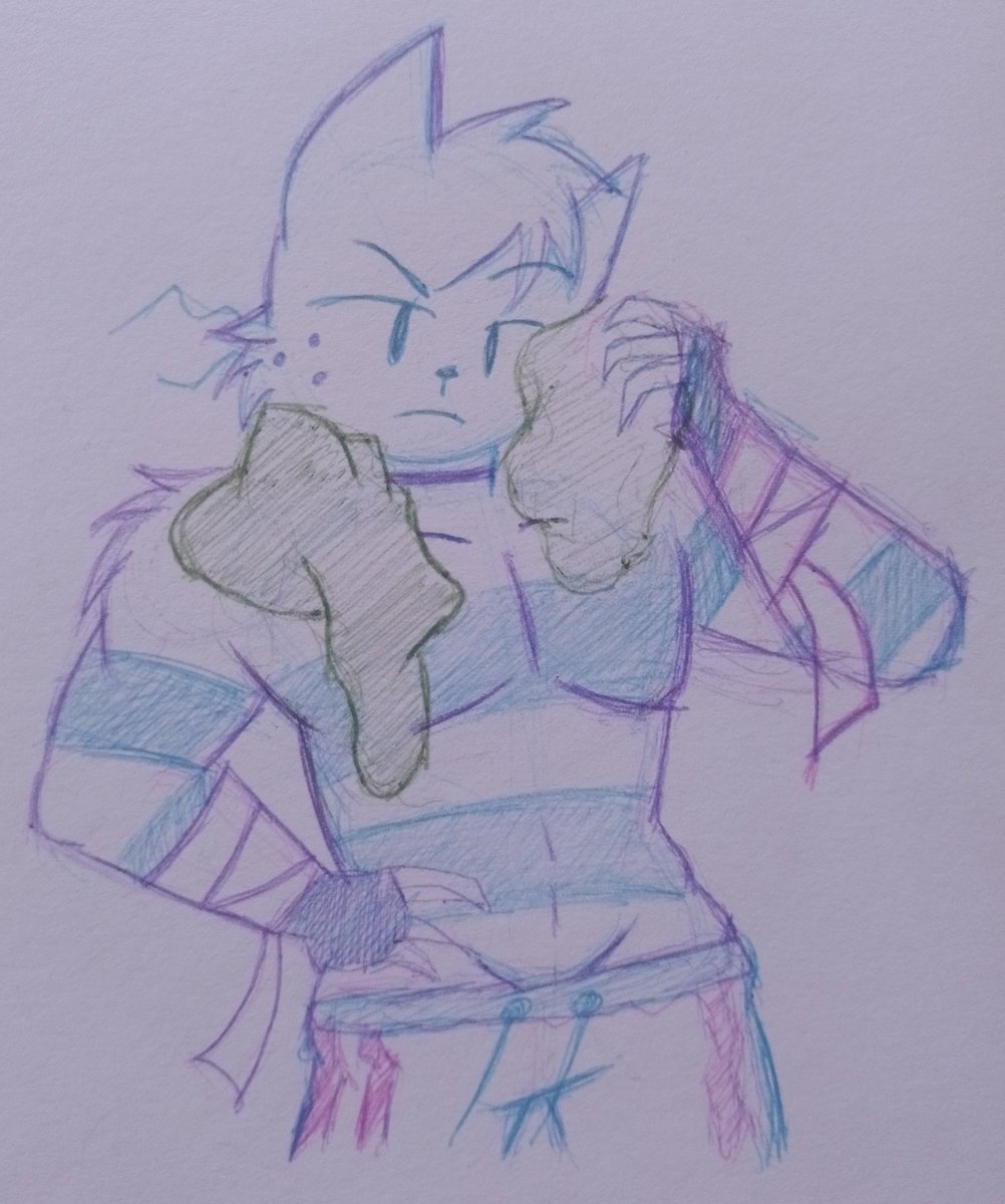 AritaArtist's tweet photo. Mi primera vez participando en esto. PETEY MAMADO ES LO MAXIMO 
Mi cámara es asquerosa 🥺

#dogman #dogmanfanart #petey #petethecat https://t.co/NoJrn04k2F