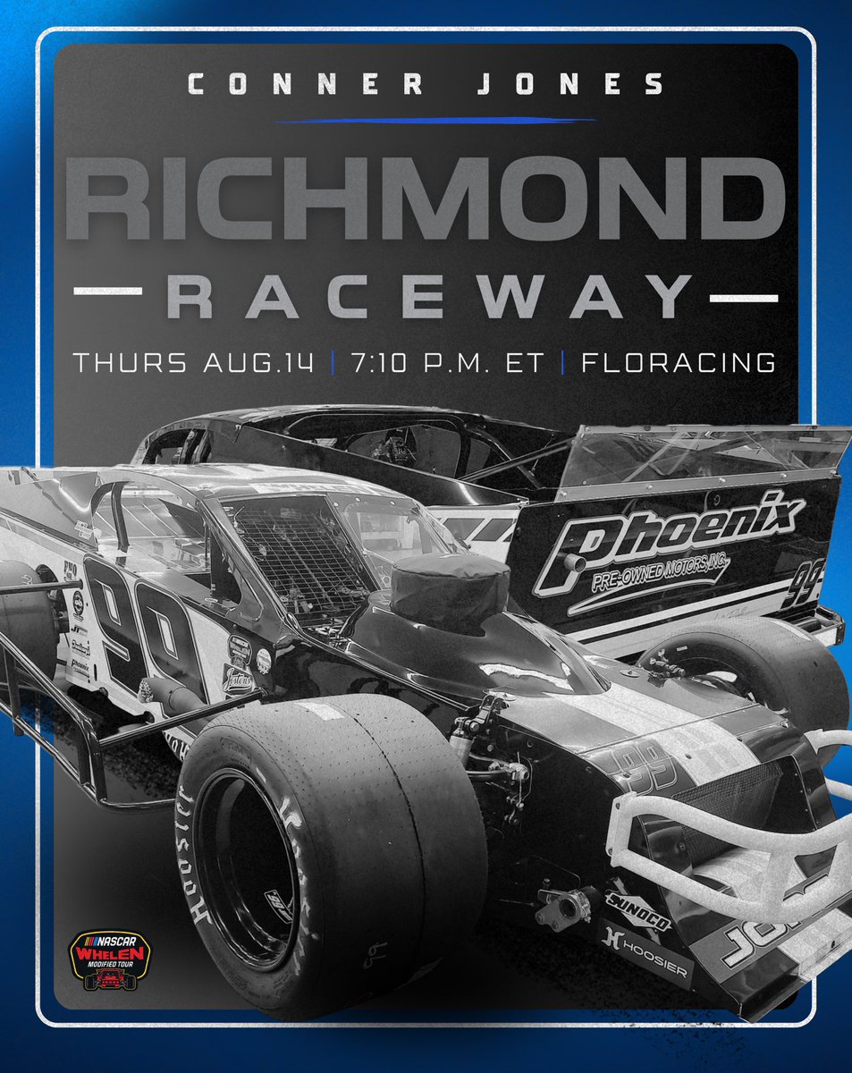 It’s race night in Richmond! The NASCAR Whelen Modified Tour takes on the Virginia is for Lovers 150 tonight ar Richmond Raceway. Catch every lap live on FloRacing at 7:10 PM EST.

Team: Mario Jamie Tomaino