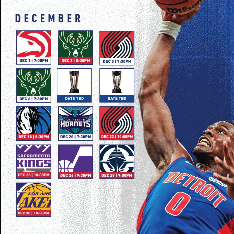 DetroitPistons's tweet photo. Detroit Basketball coming soon

Grab your tickets now 🎟️
