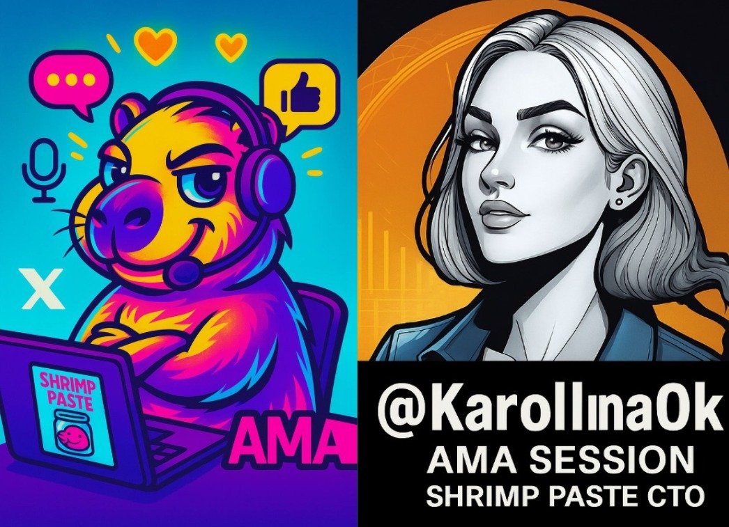 KarollinaOk's tweet photo. 🚨 AMA ALERT 🚨

Fam, I’m beyond hyped to host an exclusive AMA with @CTOShrimp 🦐💡 

This isn’t just another token talk - we’re going LIVE to uncover how the Shrimp Paste team turned a former rug into a long-term project that combines community connection, holistic wellness and degen capybara memes. 

$SHRIMP is leveling up in Phase 3 of their roadmap w/ AI tools, content domination & a P2E game that’s pure vibes

📅 Friday, Aug 15 | 5:00 PM UTC
📍 Join us & learn about a project that’s making a name in #WellnessFi. This is going to be a 🔥 conversation you won’t forget

🔗 Connect with the project:
🐦 X/Twitter: https://t.co/Amr5qM7A8Q
💬 Telegram: https://t.co/gLi8aQSxHD
🌐 Website: https://t.co/MKT3yf5R6r
📊 Dex: https://t.co/9NeLp6mbFi

🗣 Set your reminder. Show up. Let’s talk growth, strategy & the capy spirit! 🚀✨

https://t.co/RymtSSoXBO
