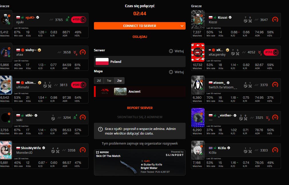 kinda good lobby?
PPL PRO
 twitch.tv/njukki