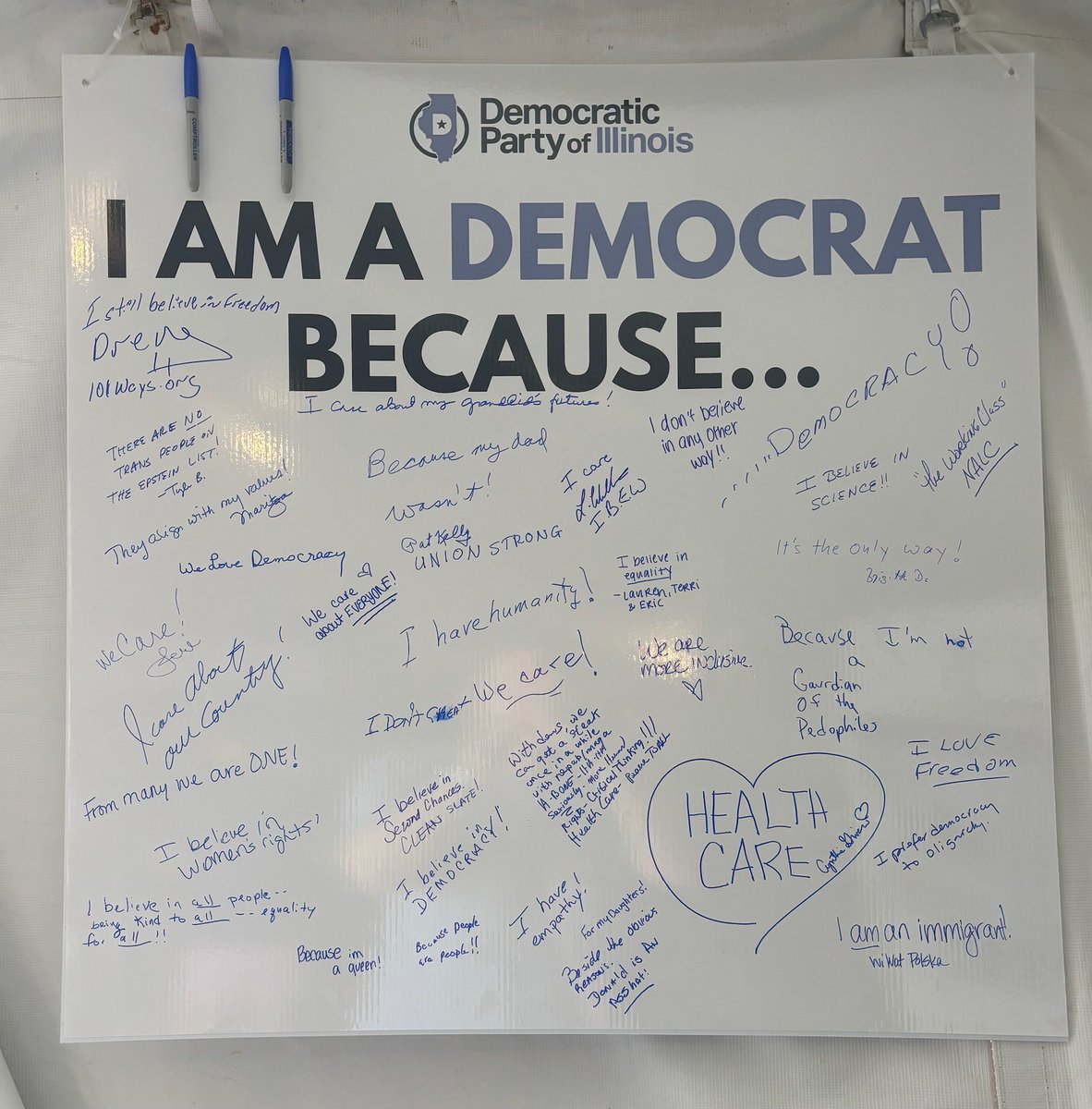 It was great to be with Democrats from every corner of Illinois on Governor’s Day at the State Fair! 

We’re building on our progress, standing up for our values, and getting ready for 2026.

We’ve got big wins ahead. Let’s go get them together: ildems.com/volunteer