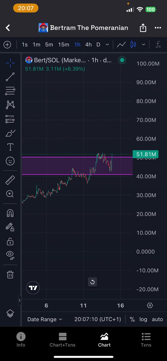trader1sz's tweet image. $BERT has overtaken Chillguy for the first time