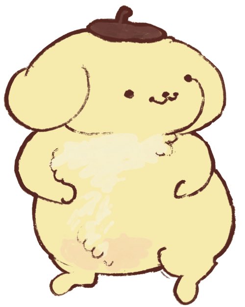 sanguigore's tweet photo. #Pompompurin https://t.co/Phv6Q0UW8U