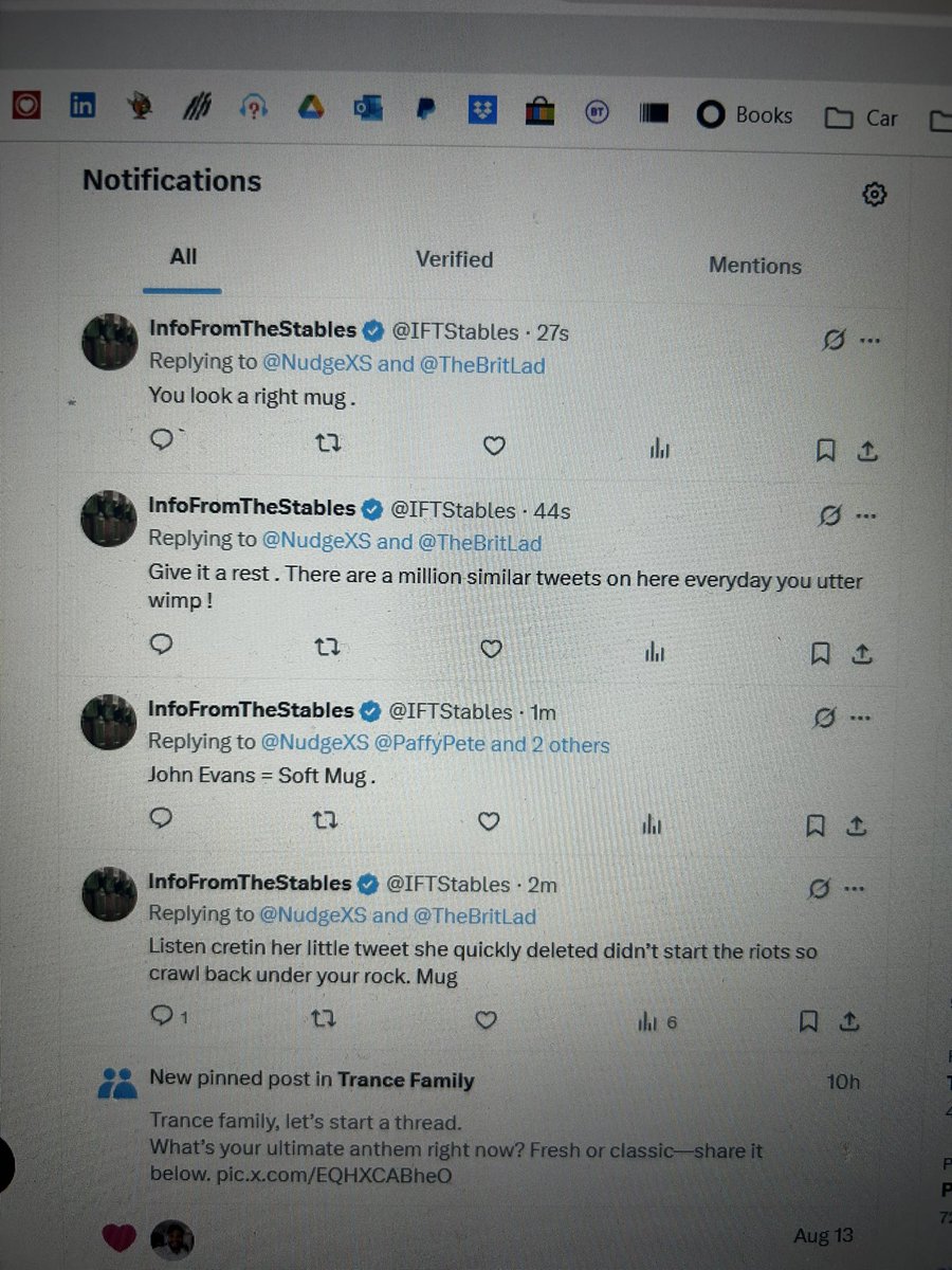 John Evans (@nudgexs) on Twitter photo What a very angry and unpleasant guy this InfoFromTheStables is. Never known anyone so angry
<a href="/IFTStables/">InfoFromTheStables</a> What a very angry and unpleasant guy this InfoFromTheStables is. Never known anyone so angry
<a href="/IFTStables/">InfoFromTheStables</a>