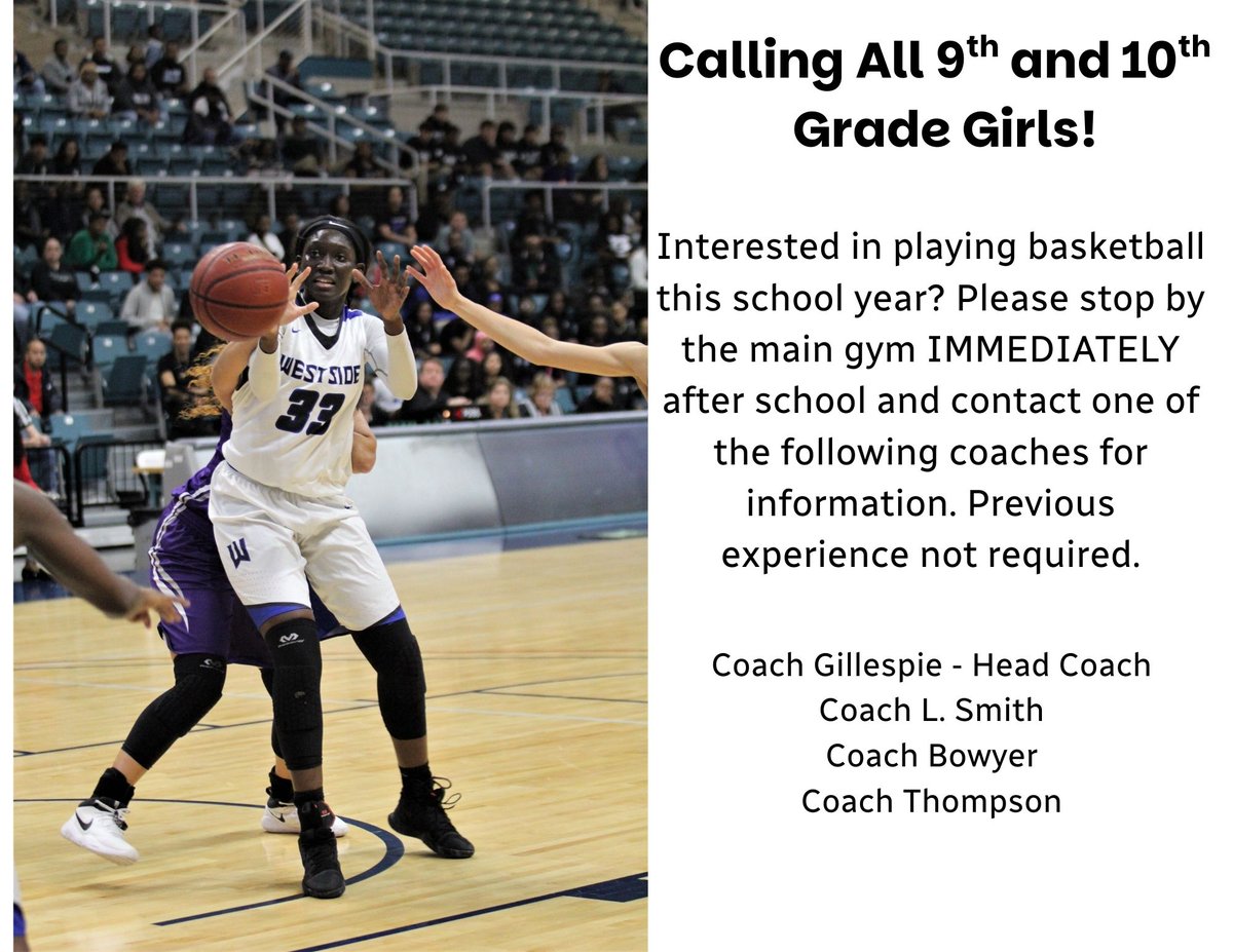 Calling all 9th and 10th graders!!!