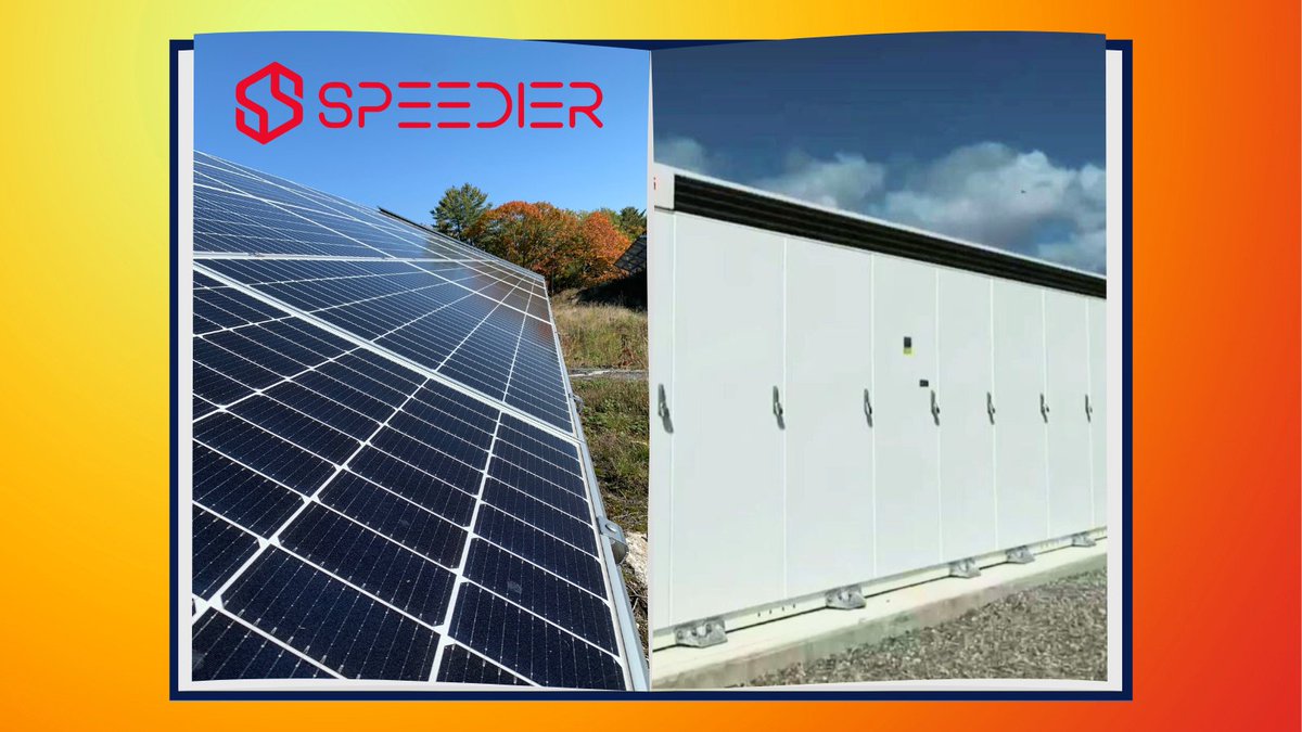 ProjectSpeedier's tweet image. Remember the 2003 blackout? 🌑
 What’s helping keep your A/C running in this heat wave? 
Hint: it’s built on an old landfill in Parry Sound...  it stores sunshine in a giant battery.
Feeding the grid at : Speedier.ca

#CleanEnergy #SolarPower #ParrySound #KeepingCool