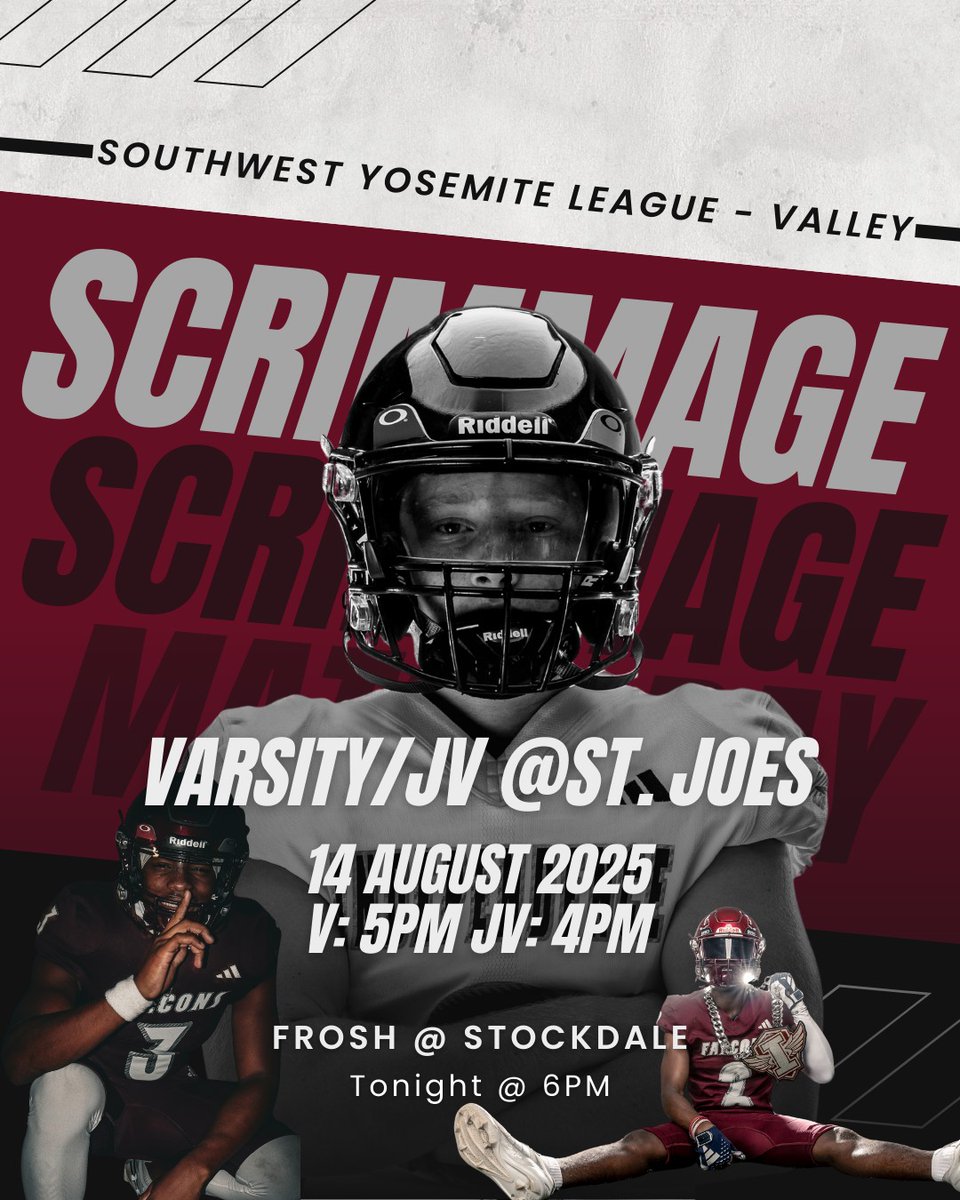 Scrimmage Day! See everyone out in Santa Maria!