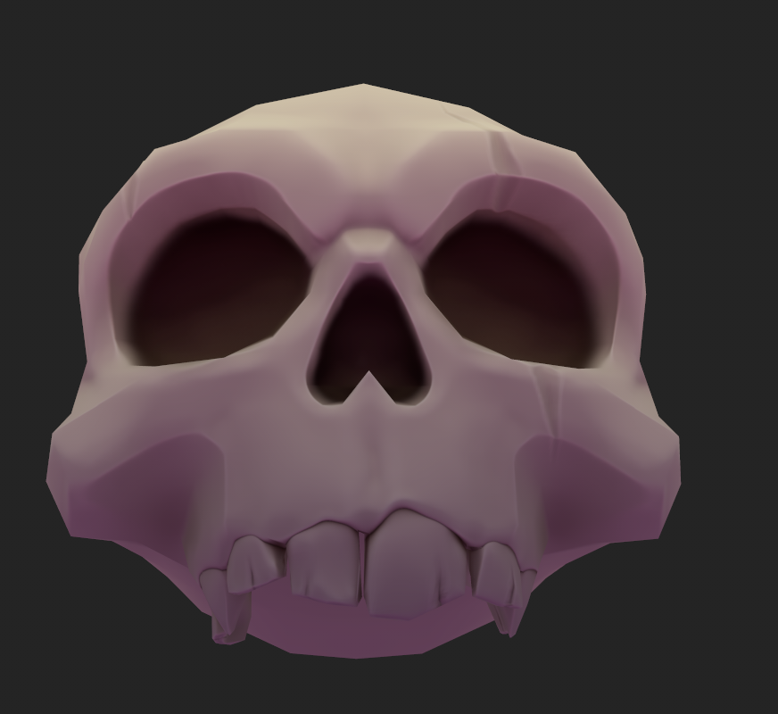 Tried sculpting for the first time, also did a color base in substance painter using N-hance school´s Simple diffuse. I think it turned out pretty decent