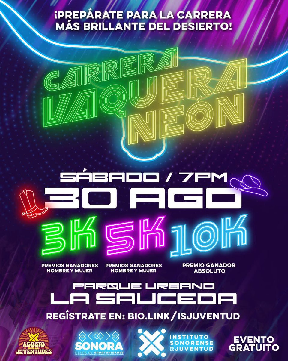 Llegó el momento más esperado del mes de agosto! 🏃🏻🏃🏻‍♀️🏃🏽‍♂️ 

Este 30 de agosto por la tarde, sin pretextos nos vemos en LA SAUCEDA, trae a tu familia, a tu pareja, hijos y hasta la mascota, en un ambiente totalmente familiar disfrutaremos del deporte social, un espacio de sana