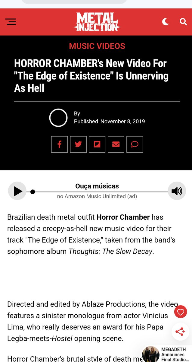 horrorchamber's tweet photo. Check out Metal Injection's review of our 'The Edge of Existence' music video – a brutal single from our second album! #Tbt #HorrorChamber #DeathMetal #BrutalDeathMetal #MetalBR #DeathMetalBrasil #MetalNacional #UndergroundMetal
@metalinjection
https://t.co/DeEefJEBdx https://t.co/C18Gm2WWnu
