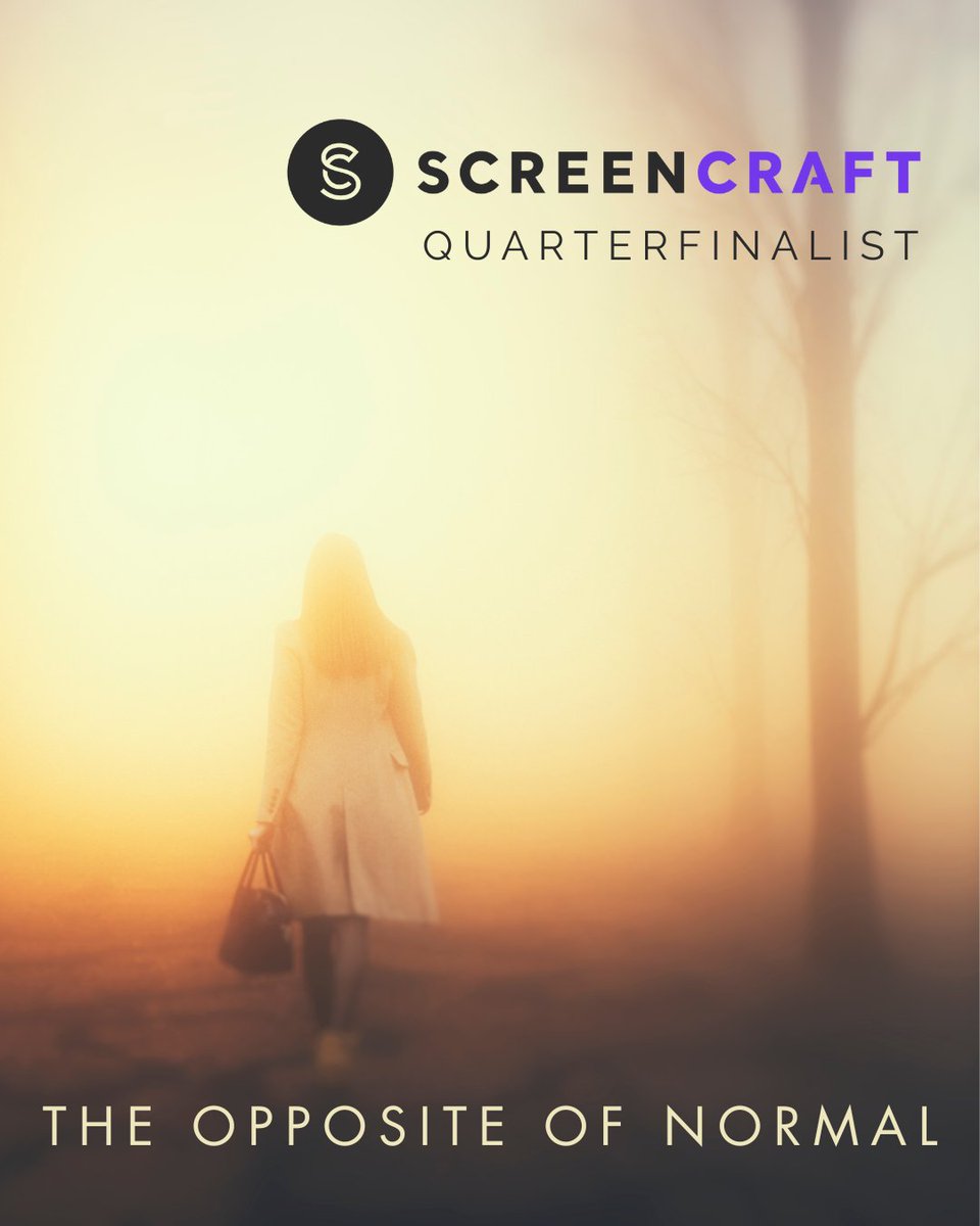 Excited to share that my feature script The Opposite of Normal was a Quarterfinalist in the Screencraft Feature Competition 2024. Selected from nearly 1,500 submissions. <a href="/screencrafting/">ScreenCraft</a> 
#Screenwriting #FeatureFilm #TheOppositeOfNormal #Screencraft #Quarterfinalist #Screenwriter