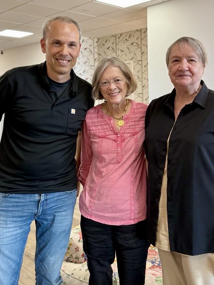 MarkTottenMI's tweet photo. I’m bringing my #FightingForMichigan #50CountyTour across the UP! 🌲🚙🧭 Here’s a few pics from stops with the Mackinac, Schoolcraft, and Delta Dems. https://t.co/9kF4wUoUKm