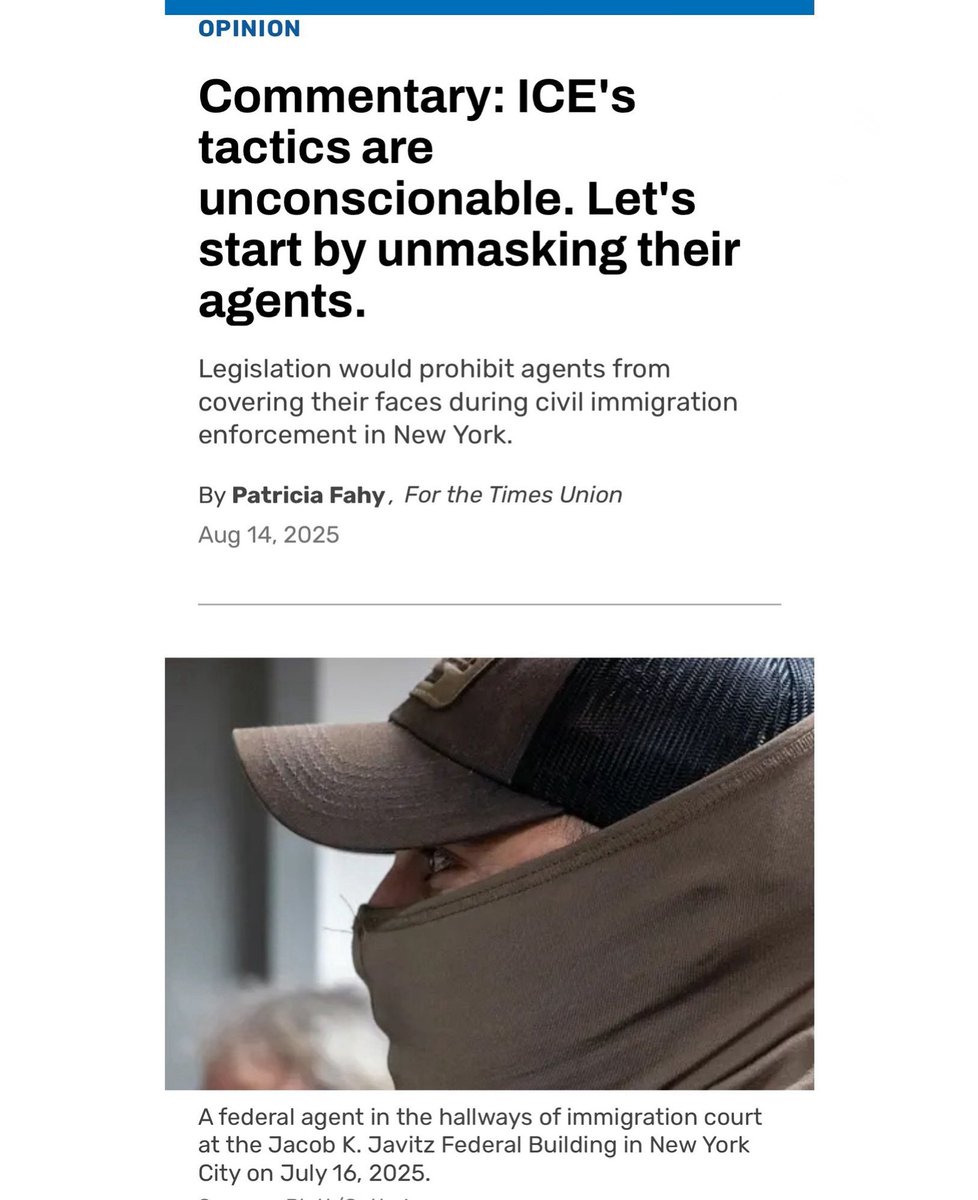 Read my newest op-ed in the Times Union today about the paramilitary-type tactics taking over our streets. 

No visible identification, no judicial warrants, no due process – these are setting a dangerous precedent for Americans and normalizing paramilitary secret police style