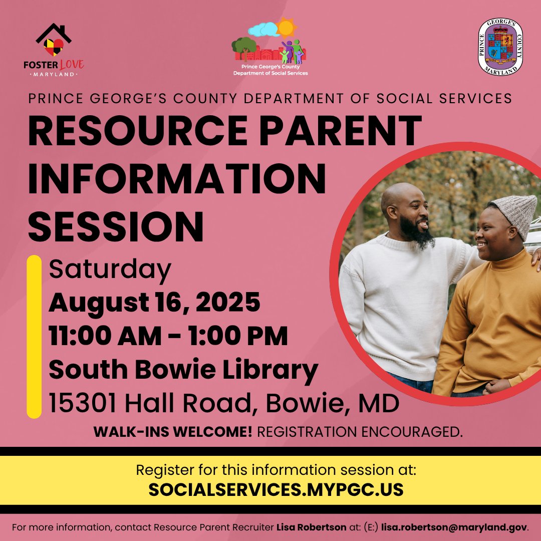 Prince George's County Dept. of Social Services tweet media
