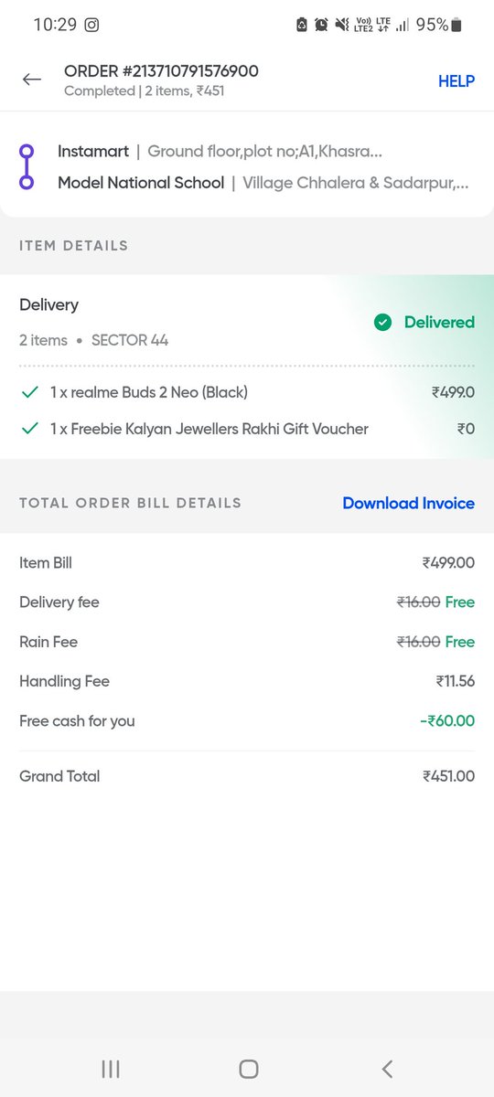 irehanfazal's tweet photo. @SwiggyInstamart still refund has not been transferred https://t.co/JqA0UvFbMt