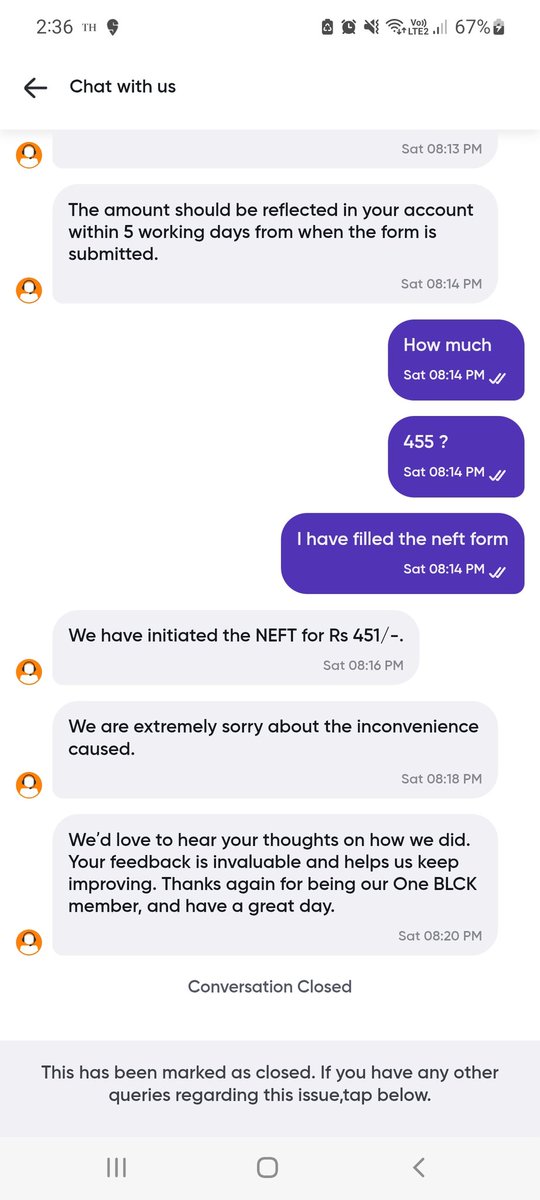 irehanfazal's tweet photo. @SwiggyInstamart still refund has not been transferred https://t.co/JqA0UvFbMt