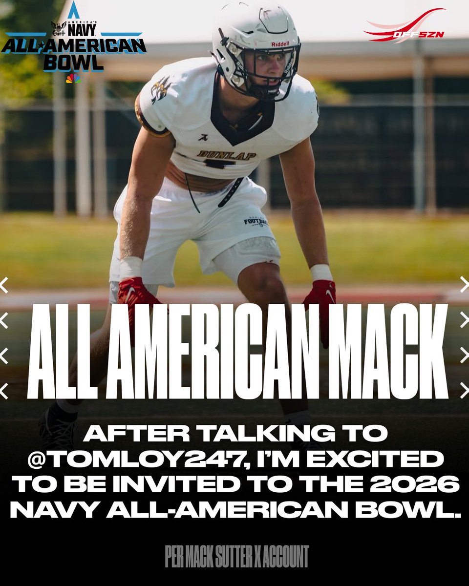 offsznbrand's tweet image. All American Mack 🔥

@M4ckSutter @AABonNBC
