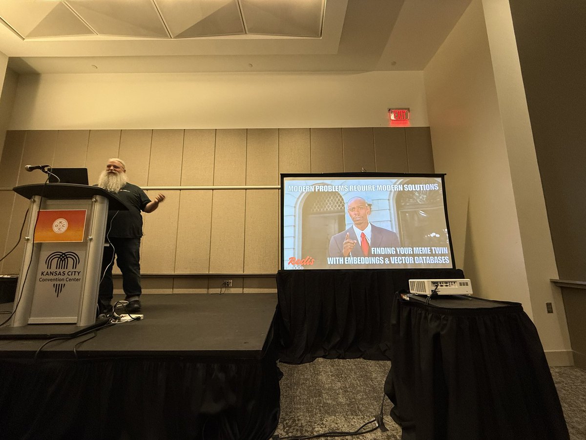 seansparkman's tweet image. .@guyroyse made AI embedding and vector databases very understandable. #kcdc2025