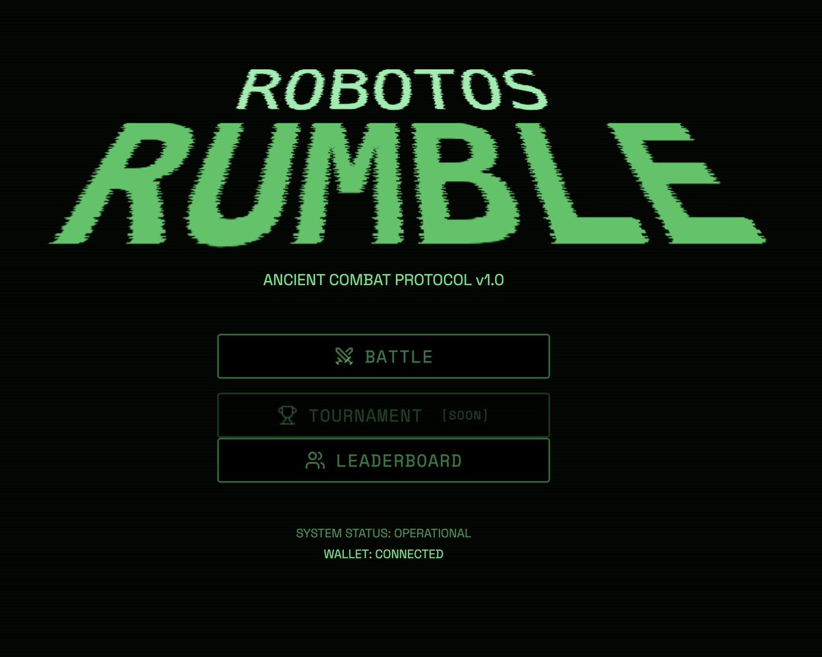 RM_DESIGN__'s tweet photo. 🎮 @robotosNFT RUMBLE — ALPHA LAUNCH 👀
A turn-based combat game where your
Robotos and Robopets fight.

Just for fun..
and for the love of the BEEP BOOP!

Check it out &amp; Play now:
https://t.co/RTyXWkMP03 https://t.co/Yu77IM2ZVN