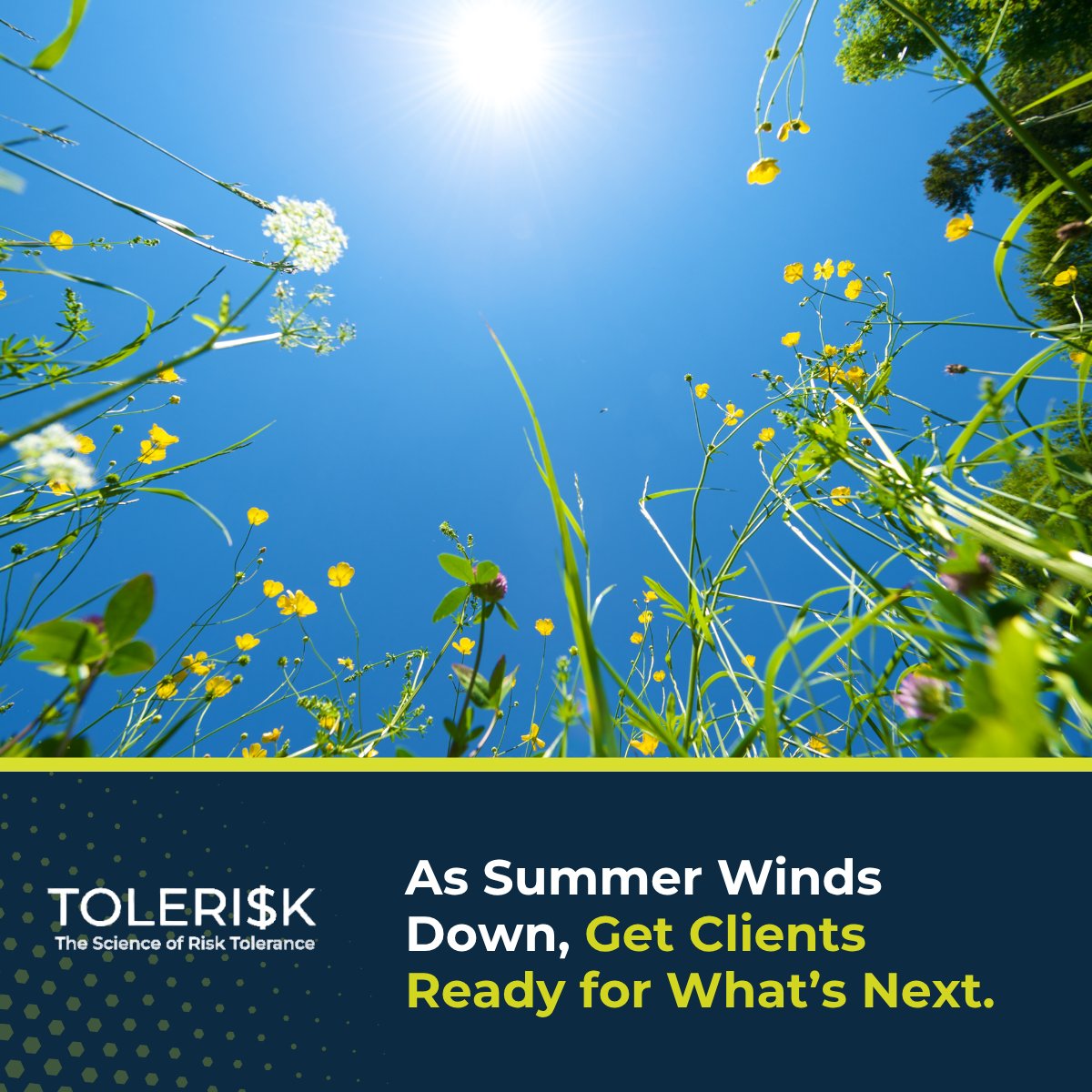 As summer winds down, now’s the time to revisit client reviews and prep for Q4.
Use Tolerisk to run a quick stress test:

What happens to their plan if inflation spikes again?
How would a market drop impact their goals?

✅ Know it. Show it. Adjust accordingly.