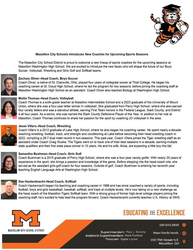 Meet our new coaches!⚽️🏐⛳️🥎
