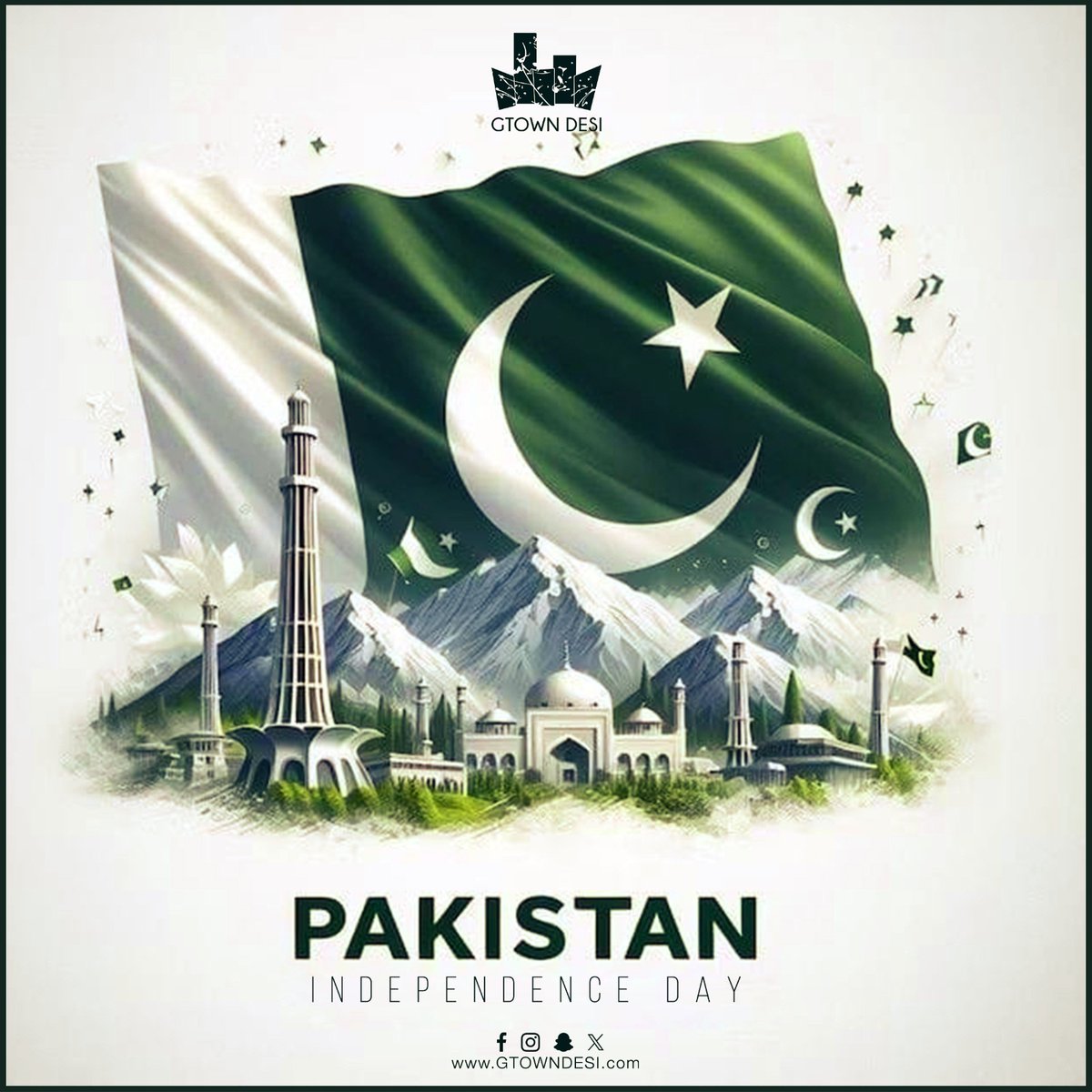 GtownDesi's tweet image. Happy Independence Day! Proud to be Pakistani. 
#pakistanzindabad #independenceday #14august #pakistanipride #greenandwhite #dildilpakistan #gtowndesi
